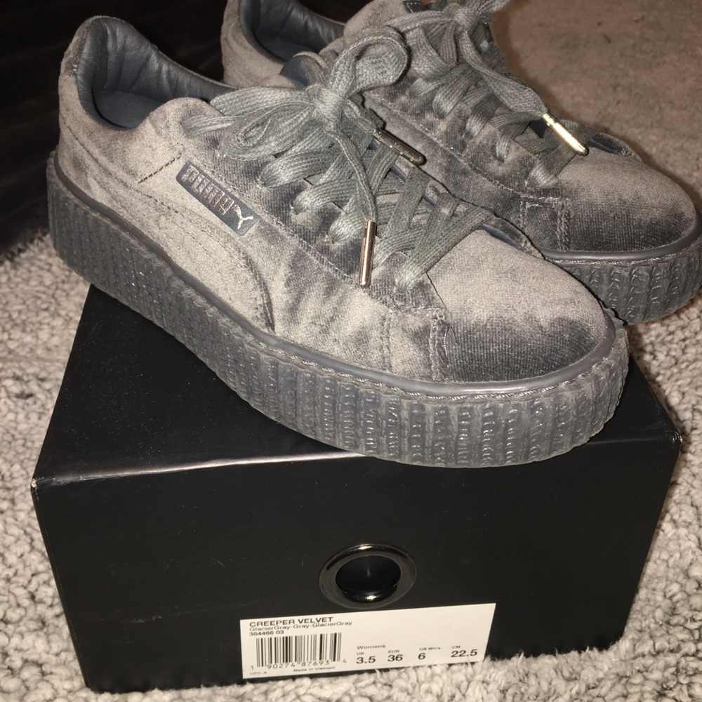 LIKE NEW RIHANNA VELVET CREEPERS